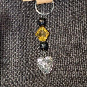 Cryptid Keychain Upcycled Guitar Wire